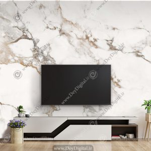 پوستر طرح سنگ مرمر برای پشت TV کد BA 9862