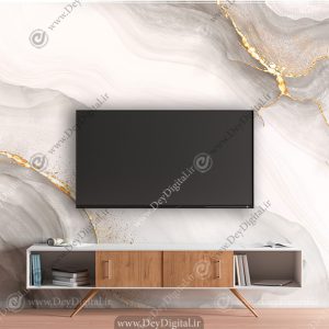 پوستر دیواری سنگ مرمر برای پشت ال سی دی