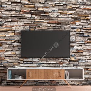 کاغذ دیواری سنگ مدرن سه بعدی