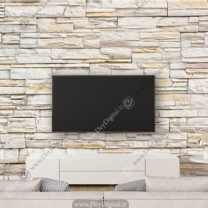 کاغذ دیواری سه بعدی طرح سنگ آنتیک