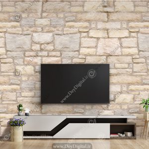 کاغذ دیواری سه بعدی ساده طرح سنگ آنتیک