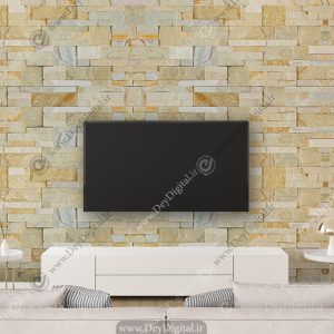 پوستر دیواری سه بعدی طرح سنگ آنتیک