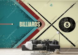 پوستر دیواری سالن بیلیارد
