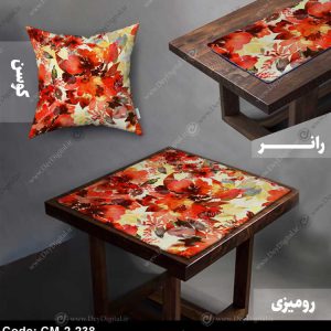 رومیزی رانر ست طرح گل کد CM-2-238