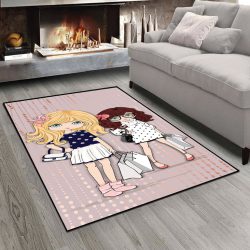 فرشینه دخترانه فانتزی طرح پرنسسی