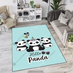 فرش کودک چاپی طرح پاندا