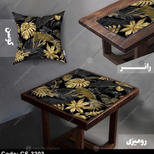 رومیزی و رانر طلایی کد CS-3203