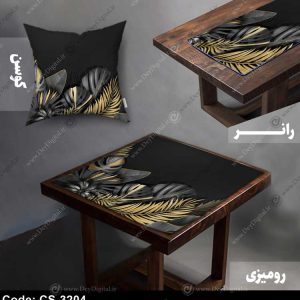 ست رانر و رومیزی طلایی کد CS-3204
