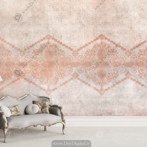 پوستر دیواری طرح پتینه با زمینه روشن
