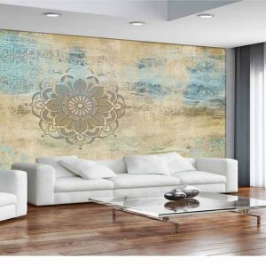 پوستردیواری کلاسیک فیروزه ای