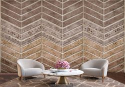پوستر دیواری سه بعدی طرح کاشی سنتی