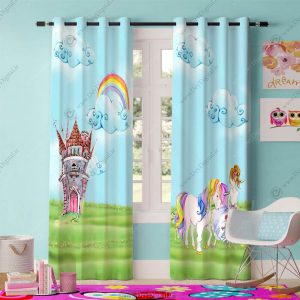 پرده پرنسس و اسب تک شاخ HK-1450