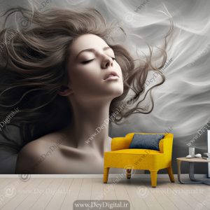 پوستر دیواری سه بعدی چهره