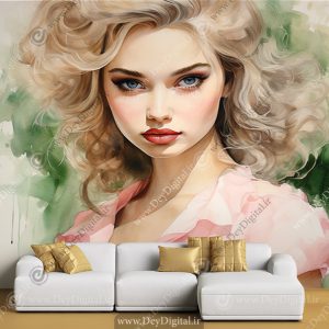پوستر سه بعدی دخترانه