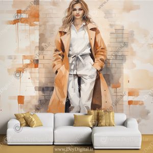 پوستر دیواری دختر استایل فشن