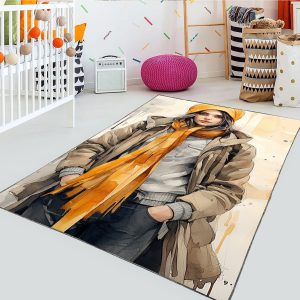 فرشینه اتاق دختر نوجوان طرح فانتزی جدید