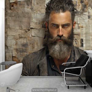 پوستر آرایشگاه مردانه جدید HQ-1101