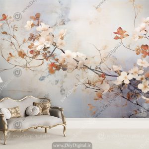 کاغذ دیواری سه بعدی پذیرایی