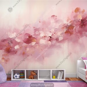 پوستر دیواری دخترانه طرح گل هنری