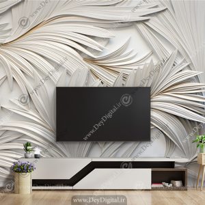 پوستر دیواری پشت تلویزیون لاکچری