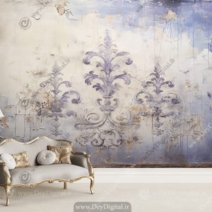 کاغذ دیواری سه بعدی سالن پذیرایی