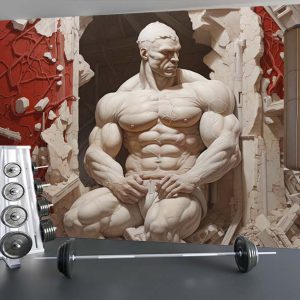 پوستر دیواری سه بعدی جدید بدنسازی