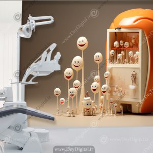 کاغذ دیواری دندانپزشکی