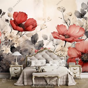 پوستر دیواری اتاق خواب لاکچری