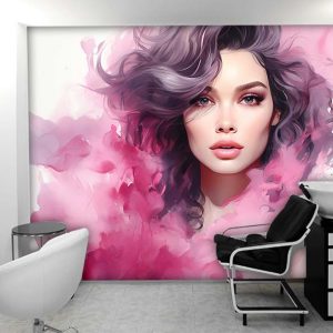 پوستر دیواری سه بعدی چهره مدلینگ میکاپ