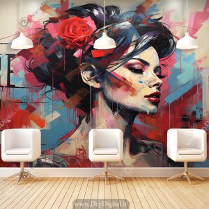 پوستر دیواری آرایشگاه زنانه