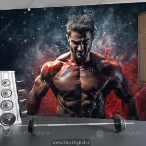 پوستر دیواری بدنسازی حرفه ای