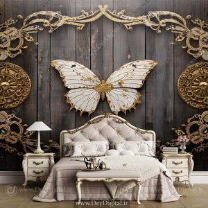 کاغذ دیواری سه بعدی اتاق خواب