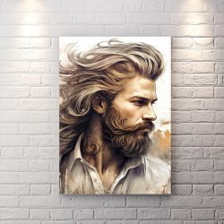 تابلو دکوراتیو طرح آرایشگاه مردانه