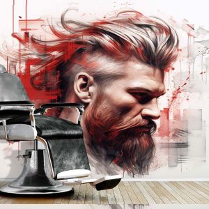 پوستر برای آرایشگاه مردانه