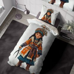 ست روتختی دخترانه طرح دختر جنگجو