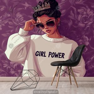 پوستر دیواری دخترانه مدل فشن
