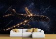 کاغذ دیواری سه بعدی طرح هواپیما