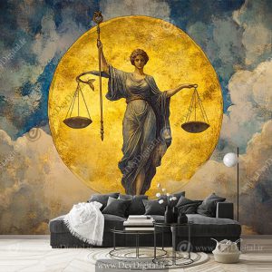 پوستر دیواری سه بعدی طرح گنگ مجسمه آزادی آمریکا