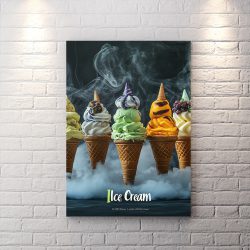 تابلو شاسی برای بستنی فروشی