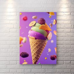 تابلو دیواری برای بستنی فروشی