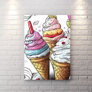 تابلو شاسی بستنی قیفی