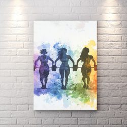 تابلو شاسی سه بعدی طرح باشگاه فیتنس