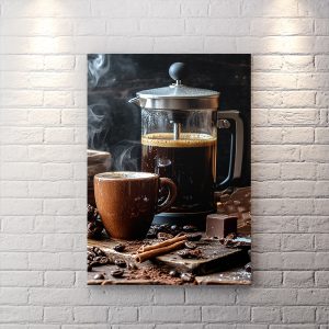 تخته شاسی دکوراتیو طرح کاپ قهوه
