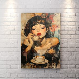 تابلو دکوراتیو هنری برای کافی شاپ
