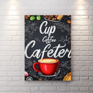 تخته شاسی دکوراتیو برای کافی شاپ
