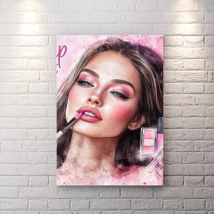 تخته شاسی دکوراتیو طرح آرایشگاه زنانه