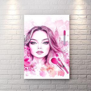 تابلو شاسی طرح چهره وکتوری فانتزی