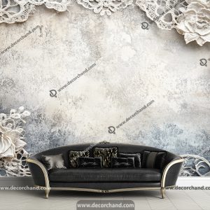پوستر دیواری سه بعدی گچبری برای پذیرایی