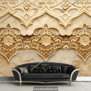 پوستر سه بعدی گچبری طرح کلاسیک HQ-3127