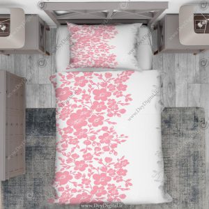 روتختی طرح شکوفه های صورتی